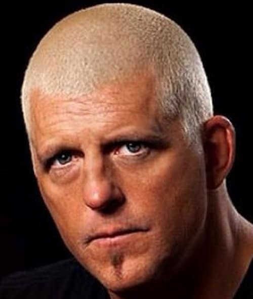 A head shot of Dustin Rhodes without face paint.