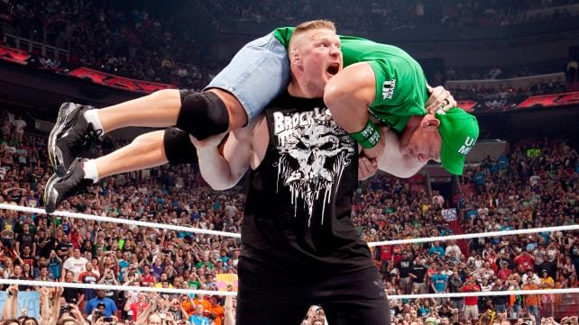 The 2012 Brock Lesnar return to WWE