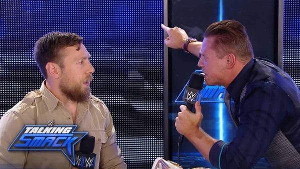 The Miz and Daniel Bryan 's explosive segment of Talking Smack on August 23rd, 2016 led to the greatest promo of Miz’s career. The Miz with a red face arguing with Daniel Bryan on Talking Smack