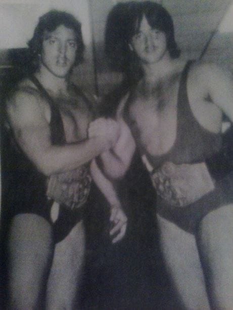 Ricky and Robert (Ruben) Gibson tag team wrestlers in southeastern wrestling