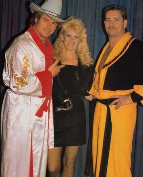 Robert Fuller, his then-wife Sylvia, and Jimmy Golden, late in Continental's run.
