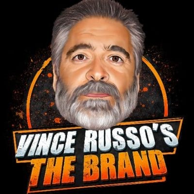 Vince Russo's The Brand Wrestling Podcast Logo