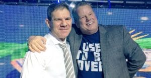 With such a glut of options when it comes to professional wrestling podcasts, there is one whose in front of the rest, Conrad Thompson - read our interview. Bruce Prichard and Dave Meltzer, smiling for the cameras