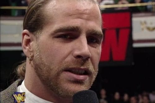 Shawn Michaels being interviewed in 1997