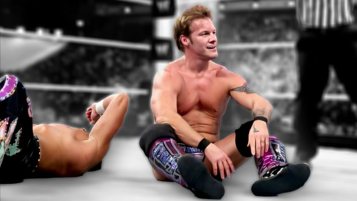 Chris Jericho pondering the meaning of life mid-match against Fandango at Wrestlemania 29.