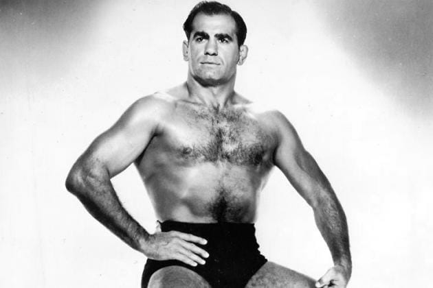 Lou Thesz, one of the most gifted--and tough--professional wrestlers around. [Photo courtesy of Online World of Wrestling]
