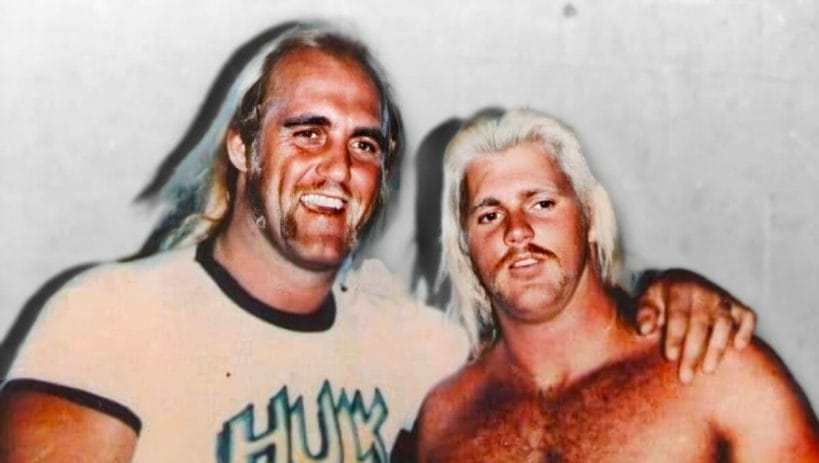 Hulk Hogan and Brutus Beefcake - Paying Their Dues Hulk Hogan and Brutus the Barber Beefcake, then known as Dizzy Hogan in 1980.