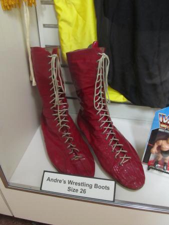 Andre the Giant Documentary | 12 Things Learned (And Facts Left Off!) - A picture of Andre the Giant's size 26 wrestling boots