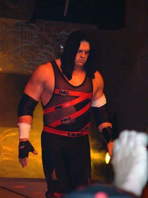 Kane after unmasking for the first time in 2003
