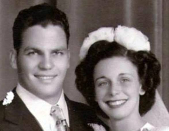 My parents Angelo and Judy Poffo, seen here on their wedding day, instilled conscientiousness in Randy.