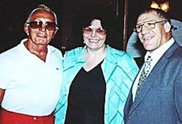 Bruno Sammartino and Buddy Rogers - The 1963 WWWF Title Screwjob Georgiann Makropoulos was the only person ever to get Bruno Sammartino and Buddy Rogers to pose together, as they hated each other. She was the head of both their fan clubs.