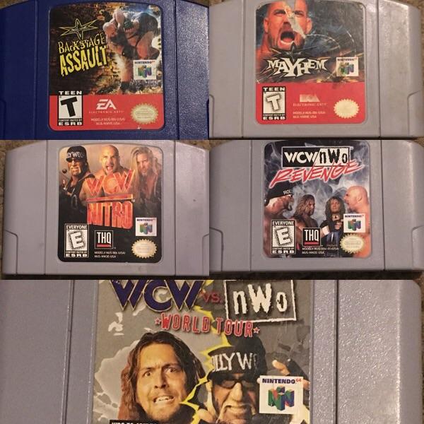 WCW N64 Games | Nostalgic Wrestling Photos