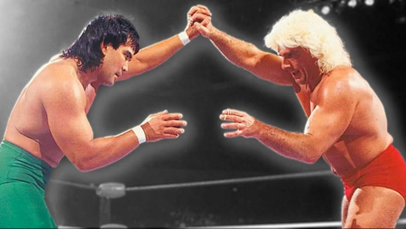 Ric Flair and Ricky Steamboat - The Story Behind The Magic Ricky Steamboat and Ric Flair lock-up at Chi-Town Rumble, February 20th, 1989.