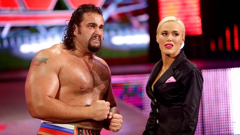 WWE's international baddies Rusev and Lana took inspiration from Ludmilla and Dolph Ivan Drago from Rocky.