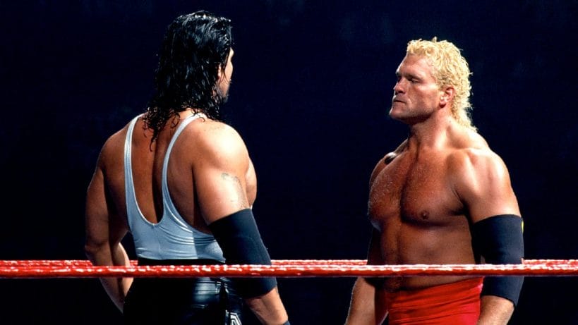 Diesel faces off against Sycho Sid at the inaugural In Your House pay-per-view, May 14, 1995.