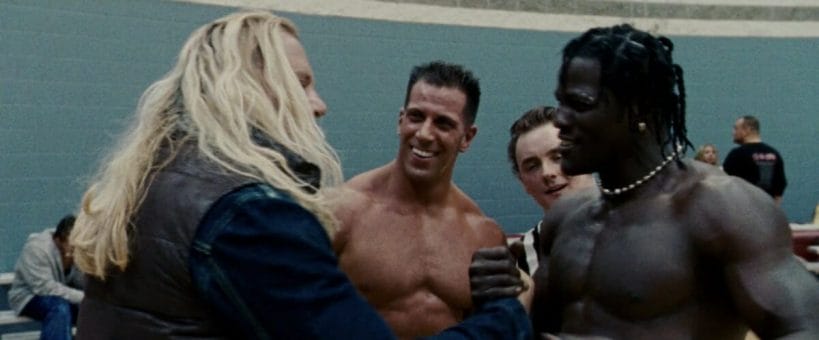 The Wrestler | 9 Surprising Unrevealed Facts About The Film! Giovanni 'Romeo' Roselli, Ron 'R-Truth' Killings, and Mickey Rourke in The Wrestler.