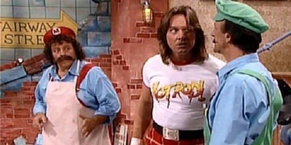 Mario and Luigi meet the late-great Roddy Piper on The Super Mario Bros. Super Show!