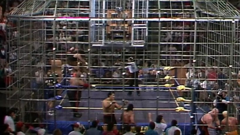 Steve Austin and Brian Pillman | The Hollywood Blonds Story Behold... The Chamber of Horrors! WCW Halloween Havoc '91.