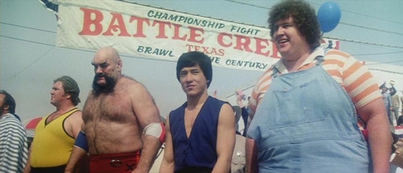 Ox Baker in Jackie Chan’s Battle Creek Brawl (1980).
