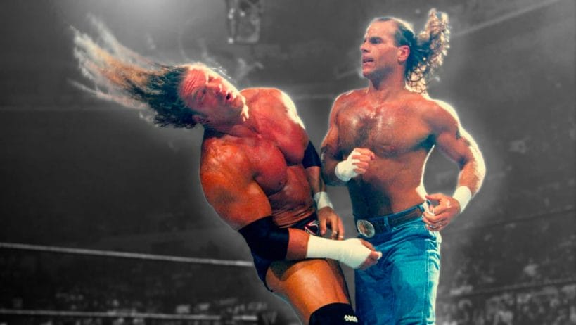 Shawn Michaels and Triple H do battle at SummerSlam 2002.