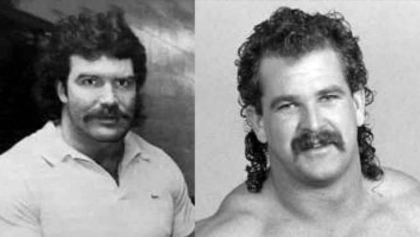 Scott Hall while in the AWA (left) and Dave "DJ" Peterson (right).