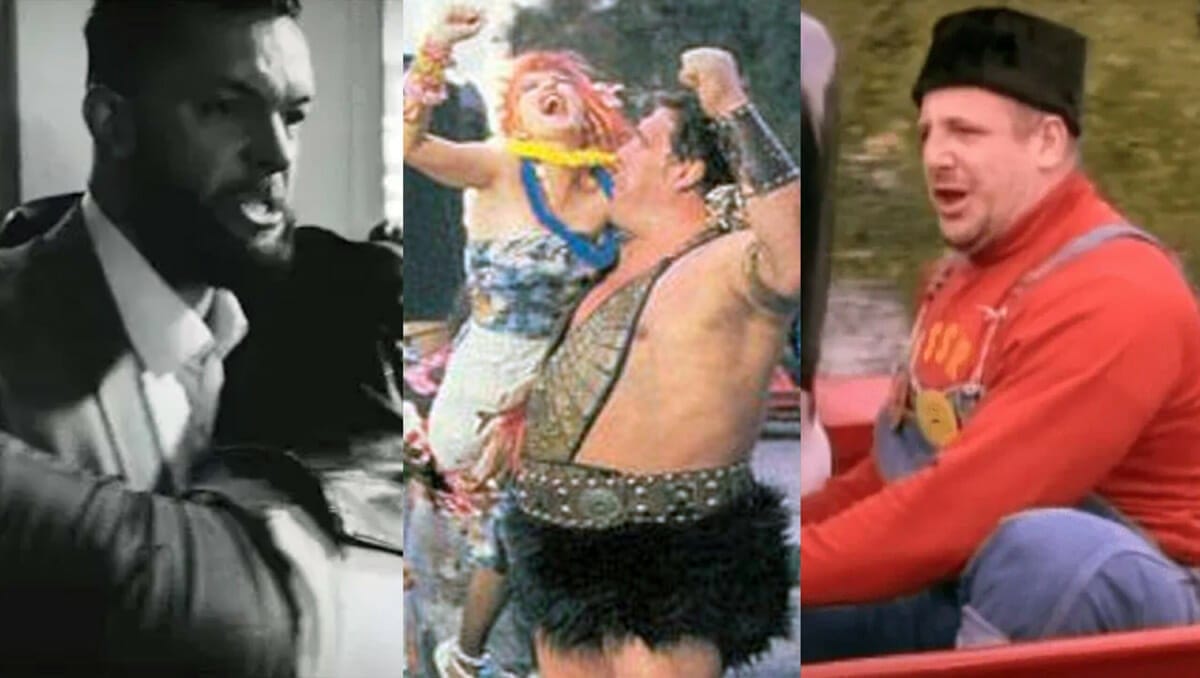 Finn Bálor, Andre the Giant, and Nikolai Volkoff are amongst the many professional wrestlers who have stepped out of the ring and into the world of music videos.