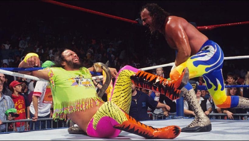 The infamous snake bite angle between Randy Savage and Jake Roberts took place on October 21st, 1991, and aired a month later on WWF Superstars of Wrestling on November 23rd, 1991.