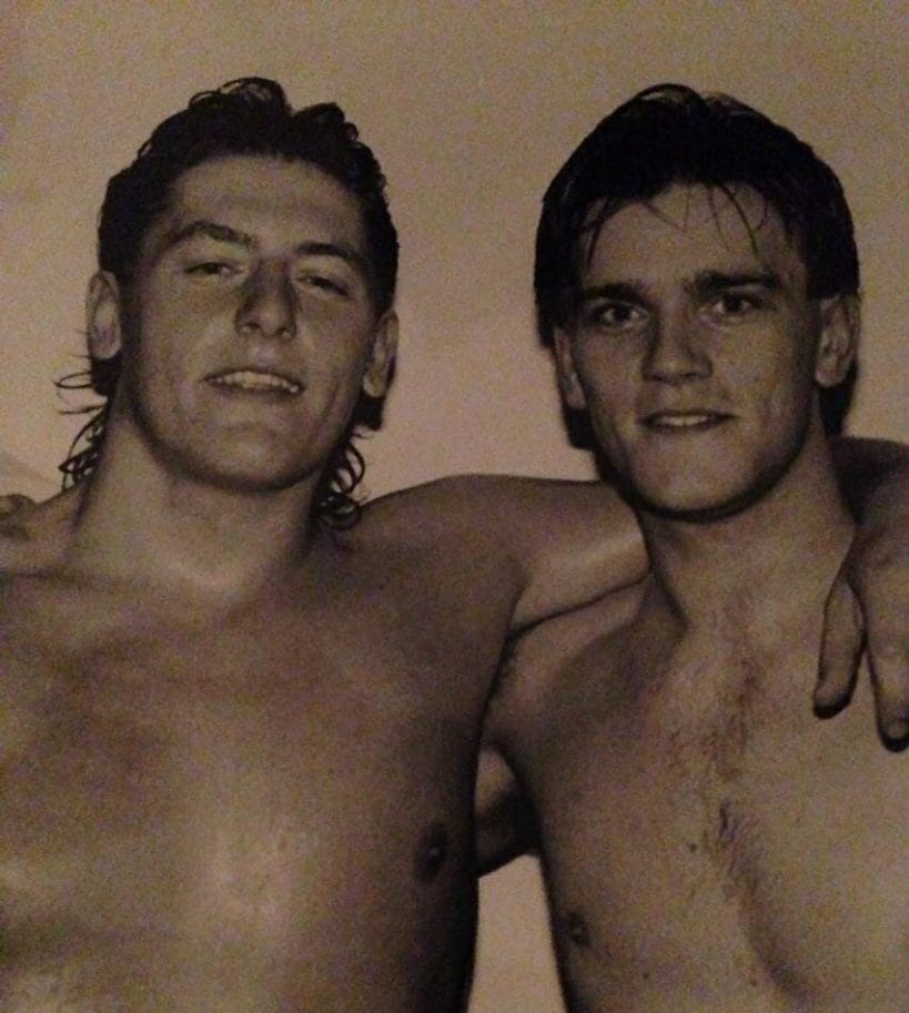 Brothers in arms. William Regal and Robbie Brookside as The Golden Boys.