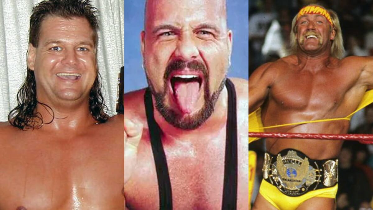 Mike Awesome, Horace Hogan (Michael Bollea), and Hulk Hogan.