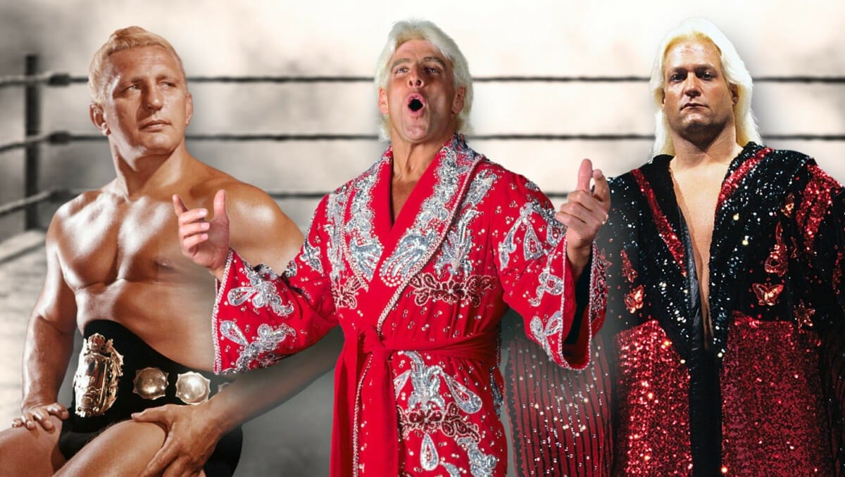 The Nature Boys: Buddy Rogers, Ric Flair, and Buddy Landel.
