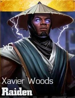 Xavier Woods as Raiden in WWE Immortals. 