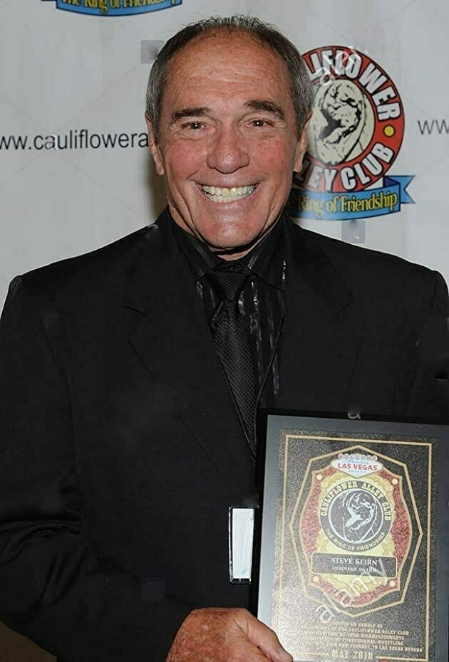 Steve Keirn was a 2018 Cauliflower Alley Club recipient, where he was acknowledged for his superb contributions to wrestling training. 