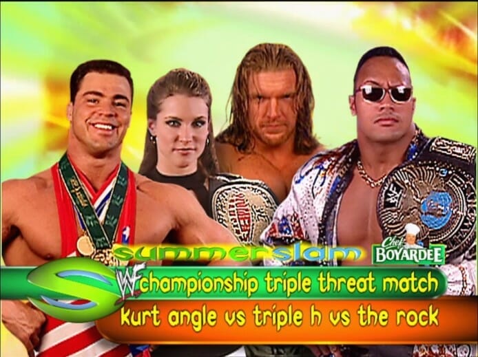 The main-event of SummerSlam 2000. 