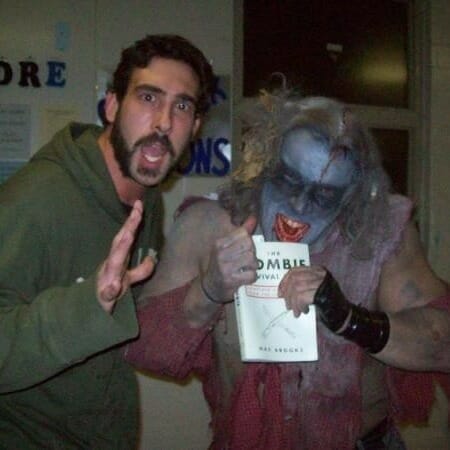 Zombies and Wrestling - 4 Times These Worlds Unusually United The late Brodie Lee with "The Zombie" Tim Arson.