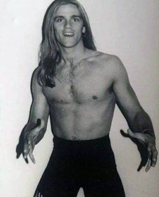 Robbie Brookside during his days wrestling at TWA (The Wrestling Alliance UK).