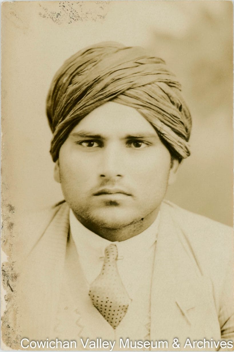 Wrestler Nanjo Singh from the Cowichan Valley Museum and Archives. [Source: South Asian Canadian Digital Archive]